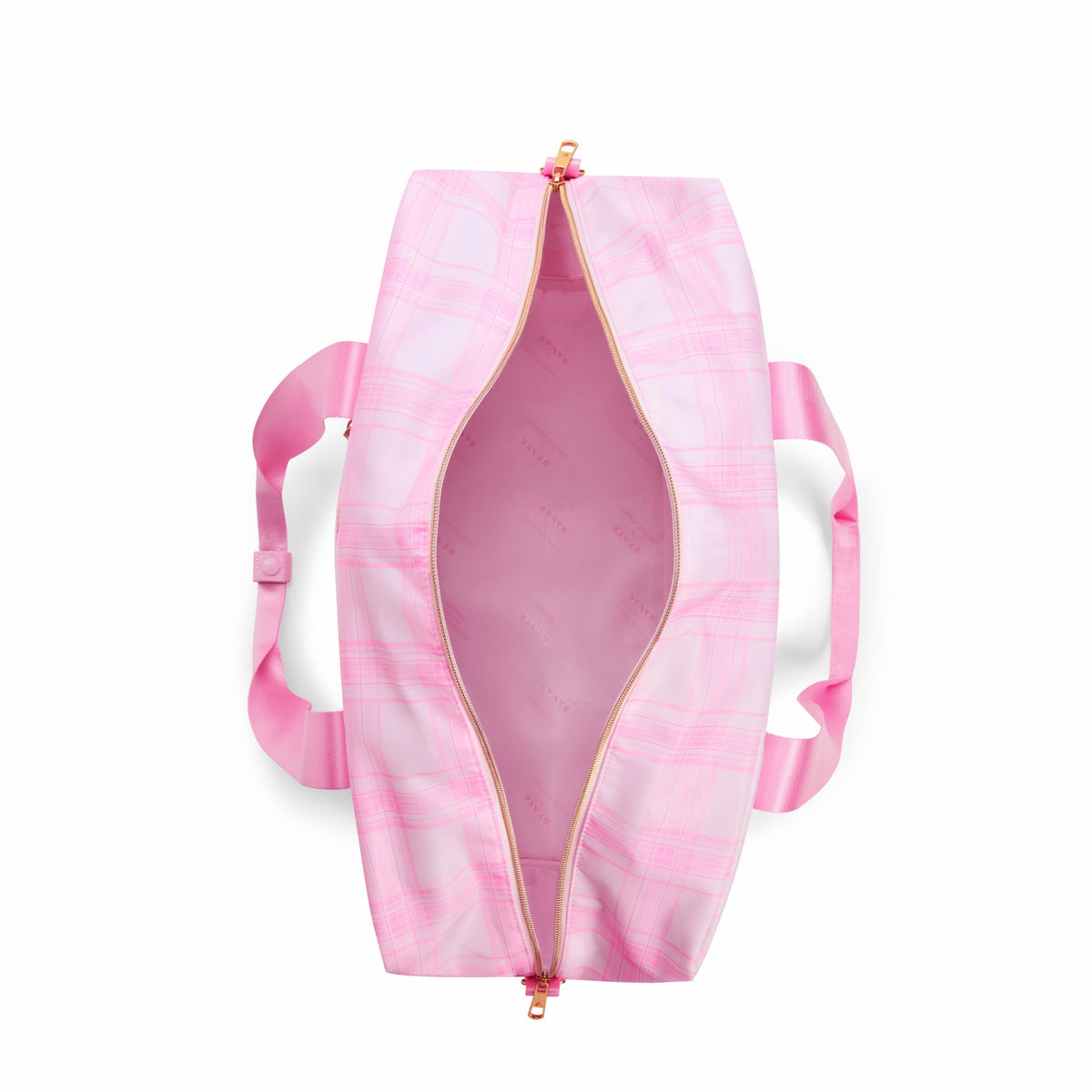 State Bags STATE x LoveShackFancy Wellington Weekender Nylon Pink Vanilla