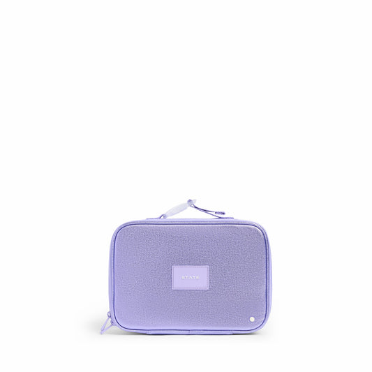 State Bags Rodgers Lunch Box Metallic Lilac