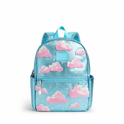 State Bags Kane Double Pocket Backpack Metallic Clouds