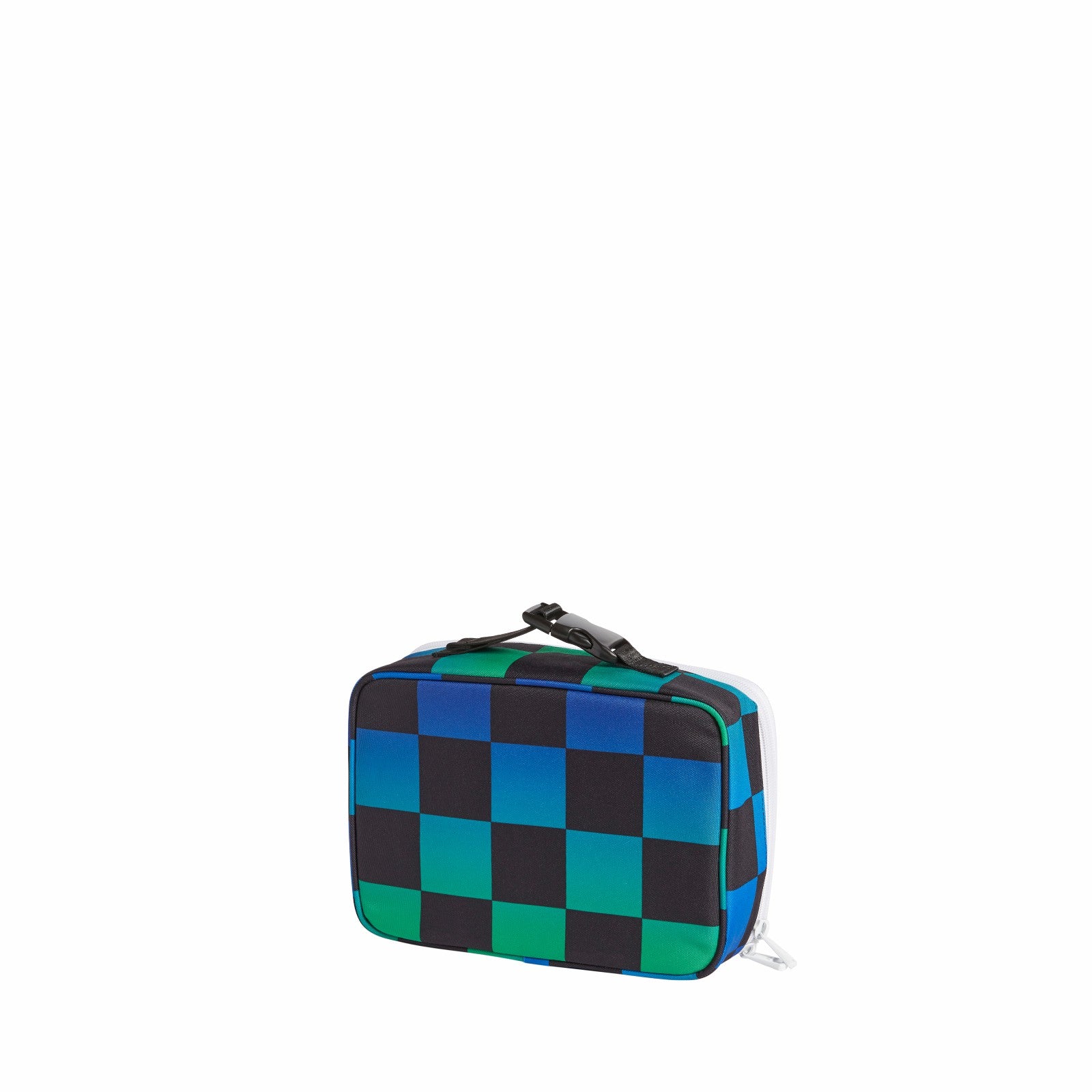 State Bags STATE Bags Rodgers Lunch Box Recycled Poly Canvas Blue Checkerboard