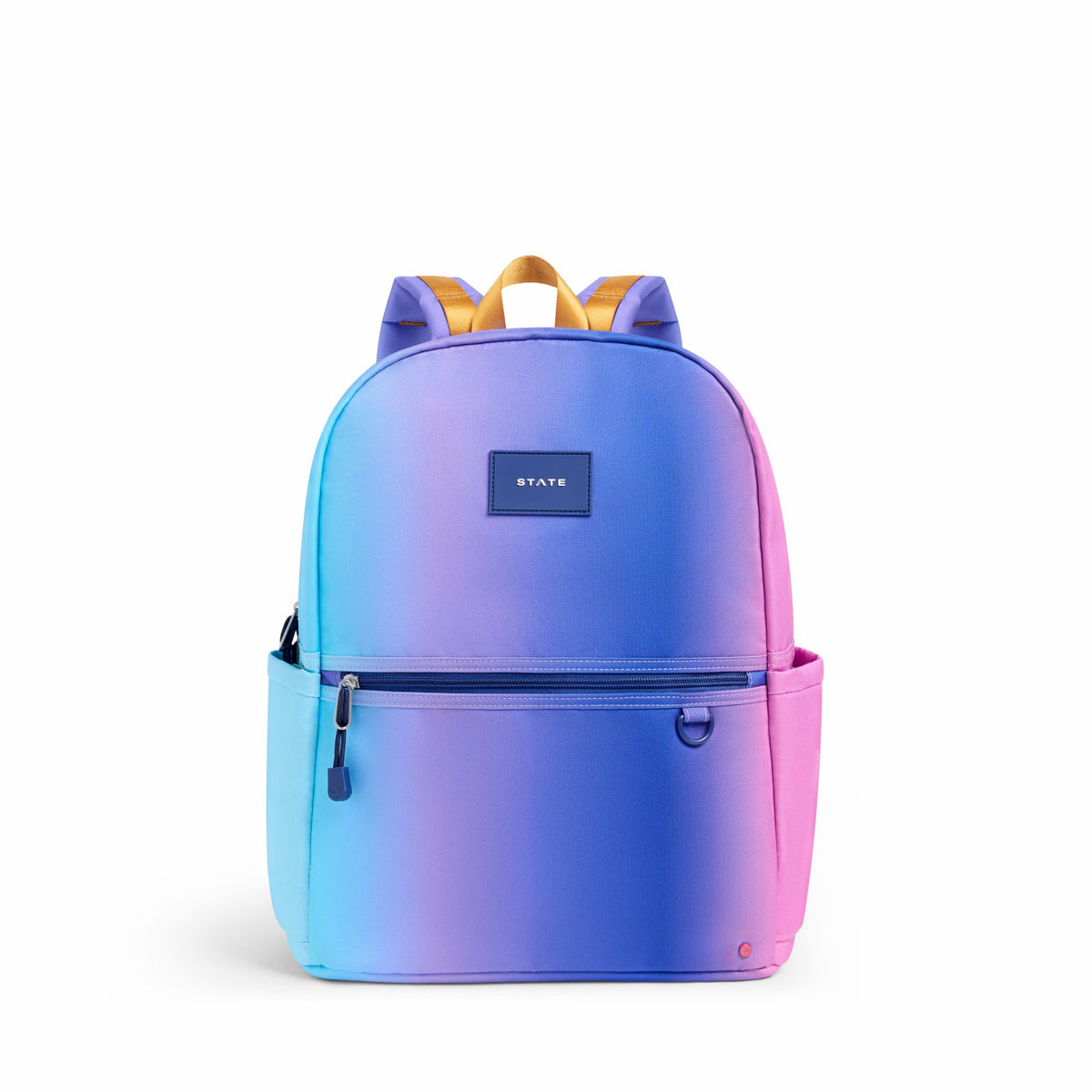 State Bags Kane Kids Double Pocket Recycled Polyester Canvas Blue Pink Gradient