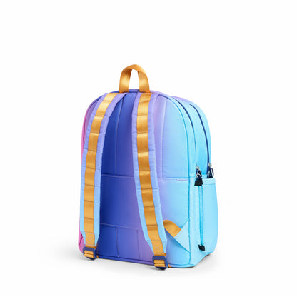 State Bags Kane Kids Double Pocket Recycled Polyester Canvas Blue Pink Gradient