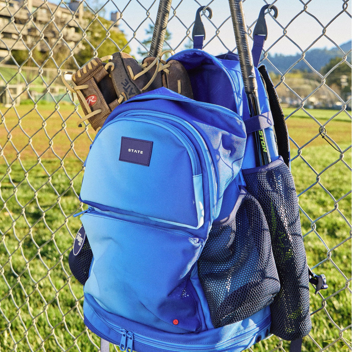 State Bags Shea Baseball Backpack Blue Gradient