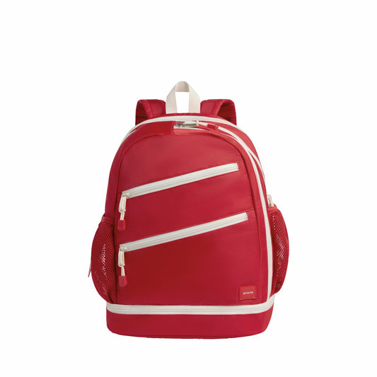State Bags Lenox Tennis Backpack Nylon Red