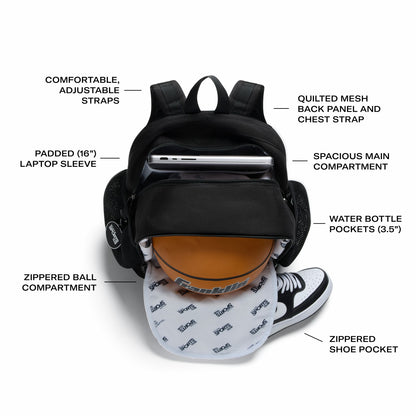 State Bags Ozzie Ball Backpack Red