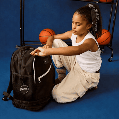 State Bags Ozzie Ball Backpack Red