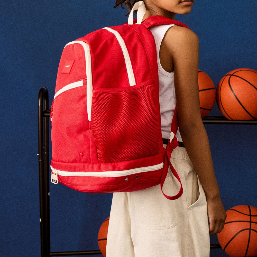 State Bags Ozzie Ball Backpack Red