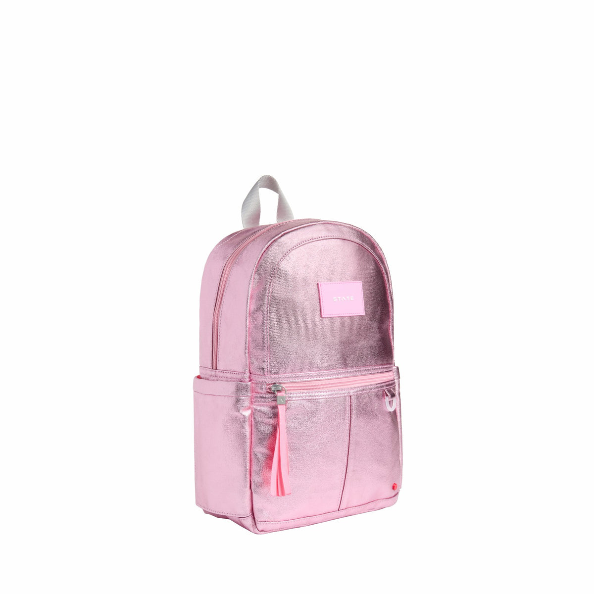State Bags Kane Mini Backpack Metallic Pink/Silver