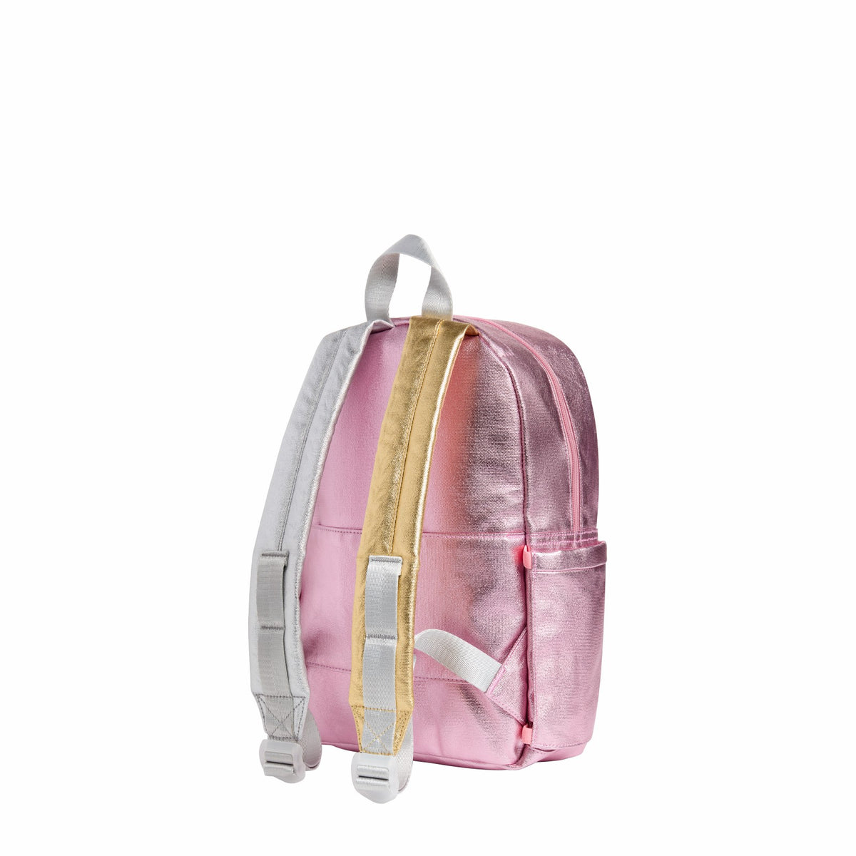 State Bags Kane Mini Backpack Metallic Pink/Silver