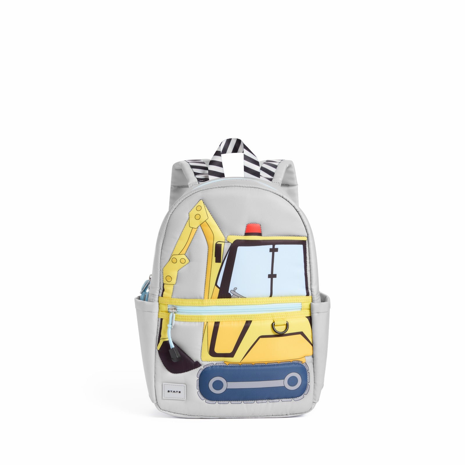 State Bags Kane Kids Mini Backpack Nylon Puffer Construction Truck