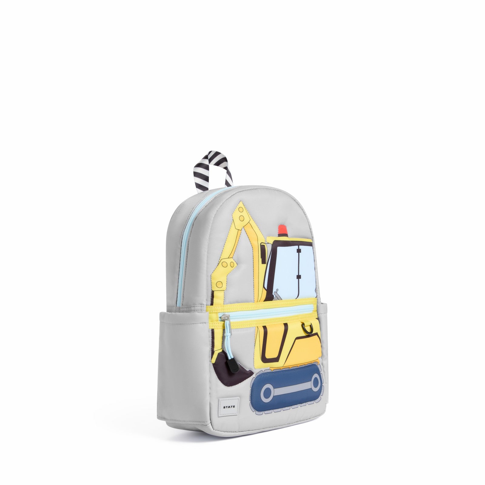State Bags Kane Kids Mini Backpack Nylon Puffer Construction Truck