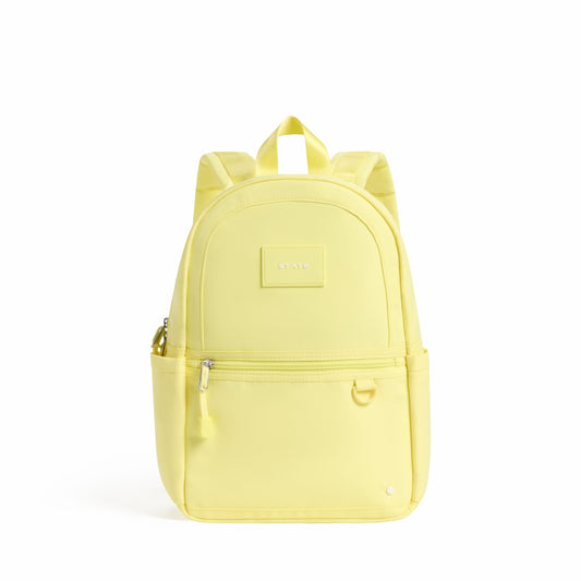 State Bags Kane Kids Mini Backpack Recycled Polycanvas Solid Butter Yellow