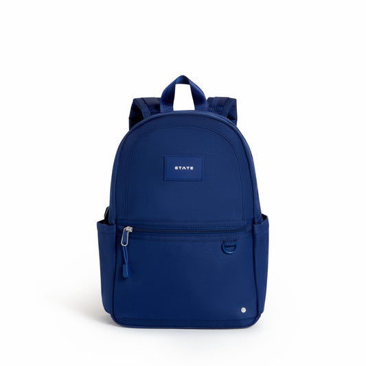 State Bags Kane Kids Mini Backpack Recycled Polycanvas Solid Navy