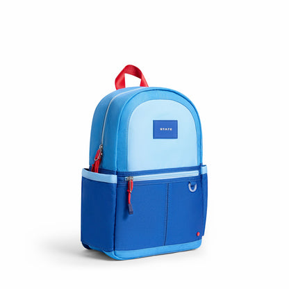 State Bags Kane Kids Mini Backpack Recycled Polycanvas Blue/Light Blue Colorblock
