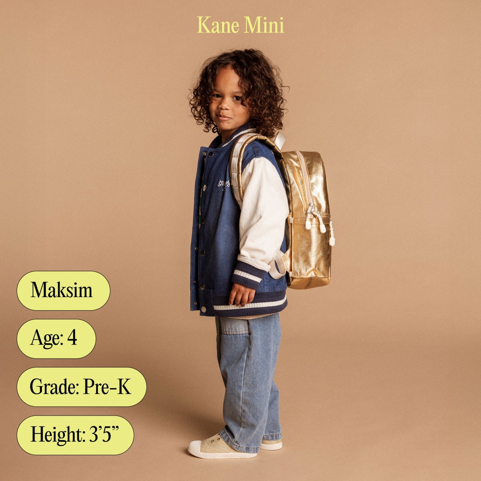 State Bags Kane Kids Mini Backpack Recycled Polycanvas Blue/Light Blue Colorblock