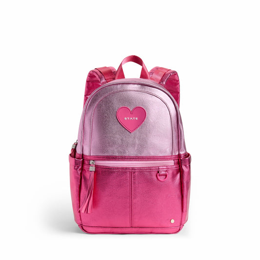 State Bags Kane Mini Backpack Metallic Pink/Hot Pink Colorblock