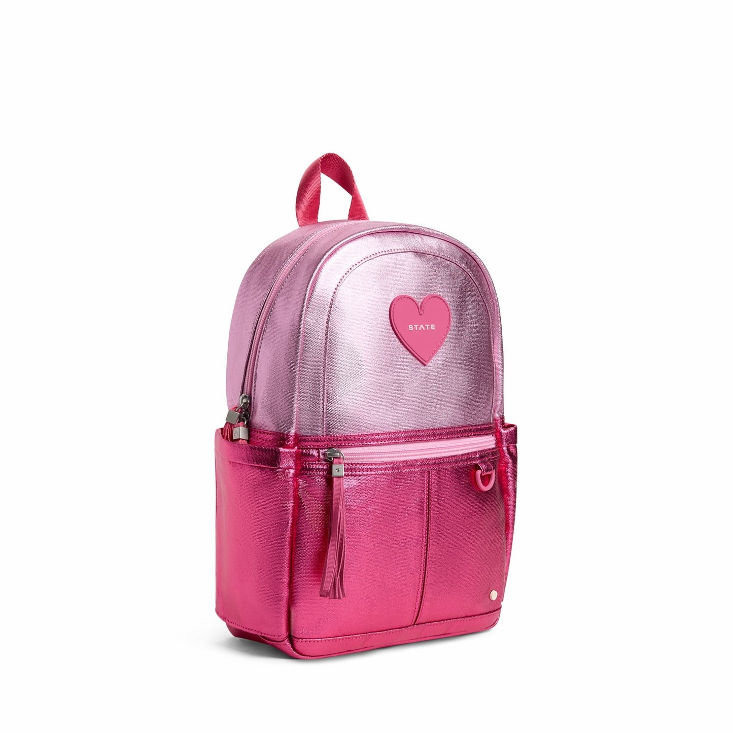 State Bags Kane Mini Backpack Metallic Pink/Hot Pink Colorblock