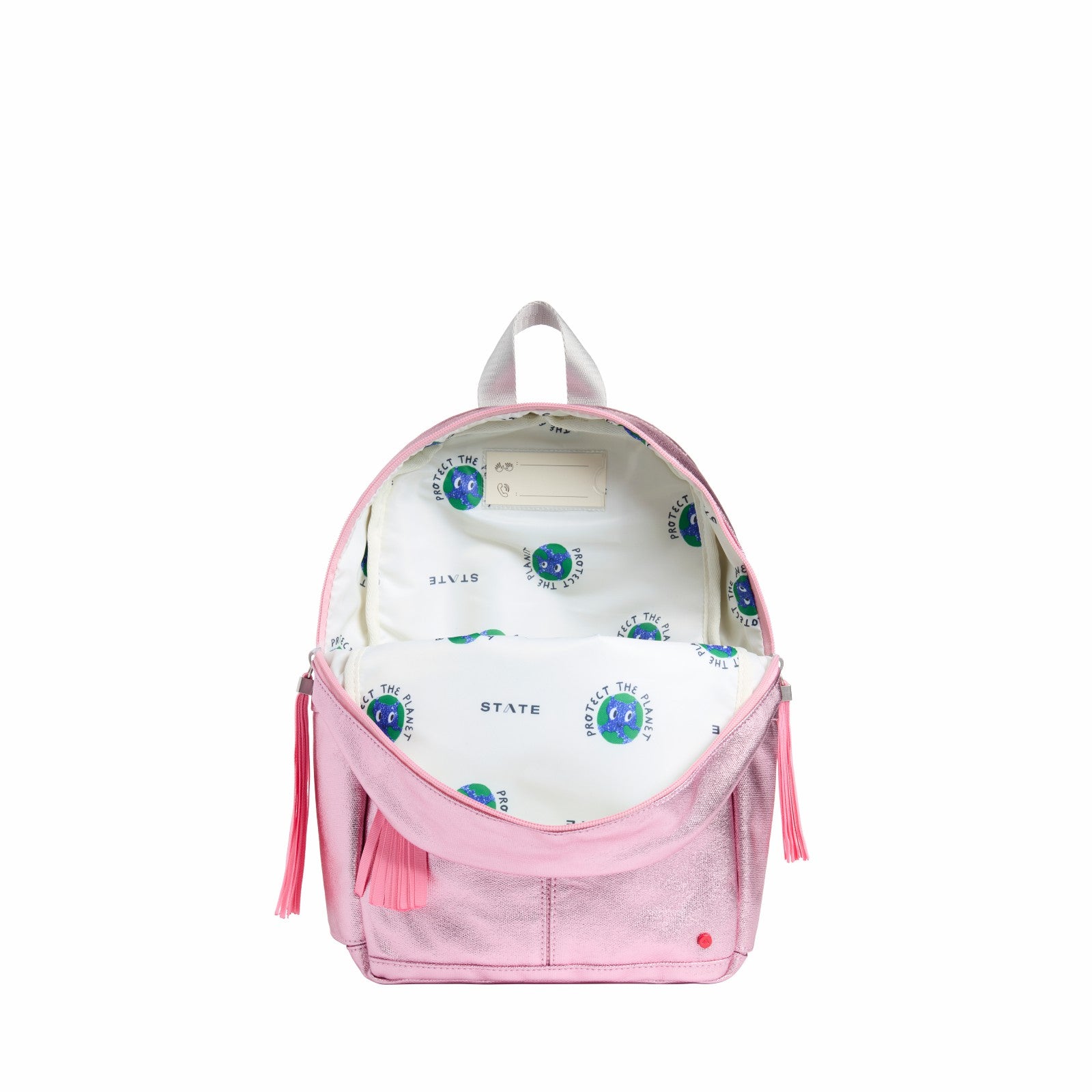 State Bags Kane Mini Backpack Metallic Pink/Hot Pink Colorblock