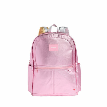 State Bags Kane Kids Large Backpack Metallic Pink/Silver