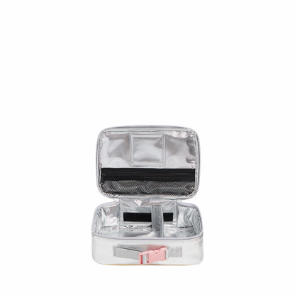 State Bags Rodgers Lunch Box Metallic Pink/Silver