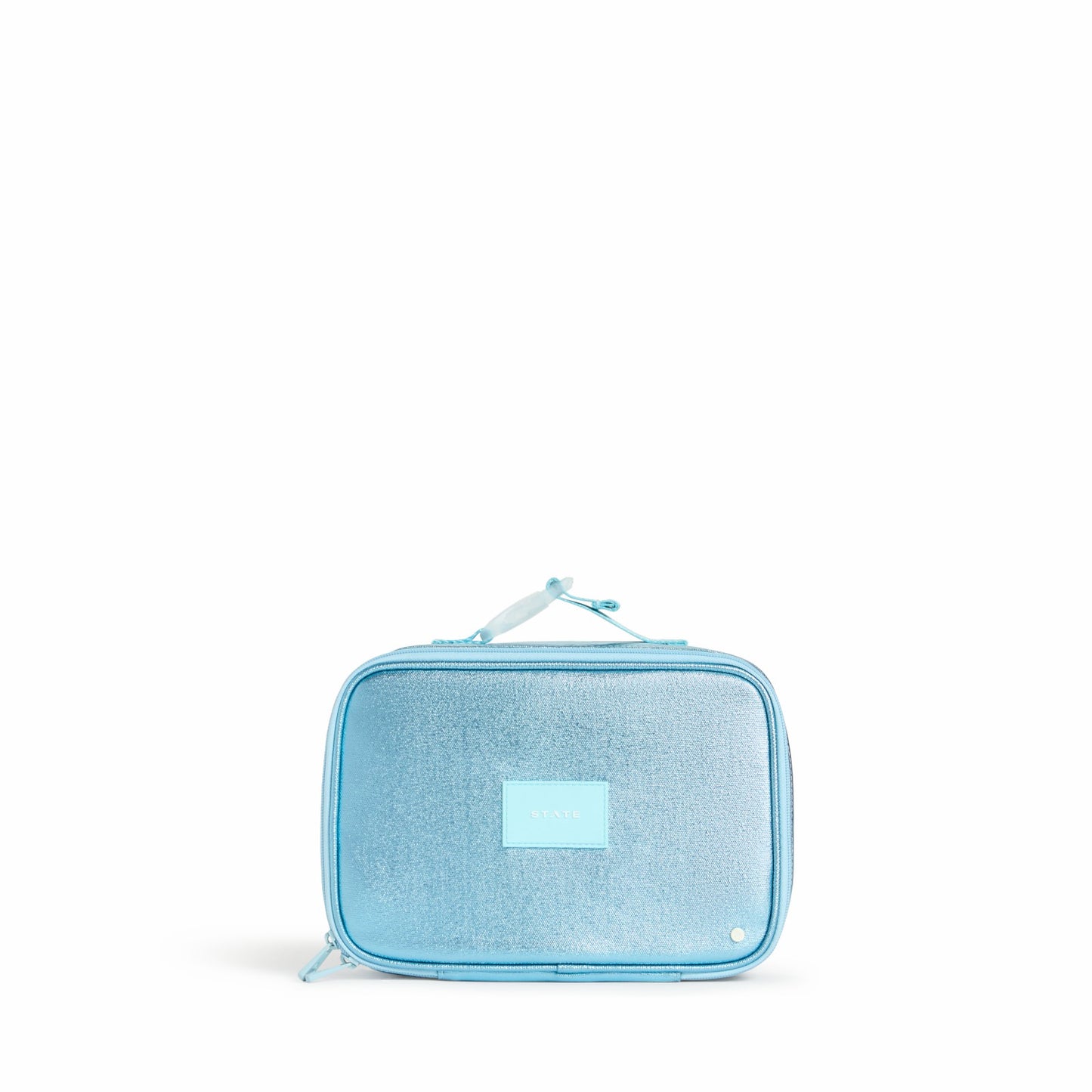 State Bags Rodgers Lunch Box Metallic Blue