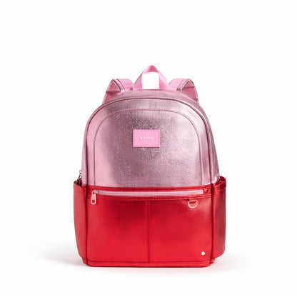 State Bags Kane Kids Large Backpack Metallic Pink/Red Colorblock