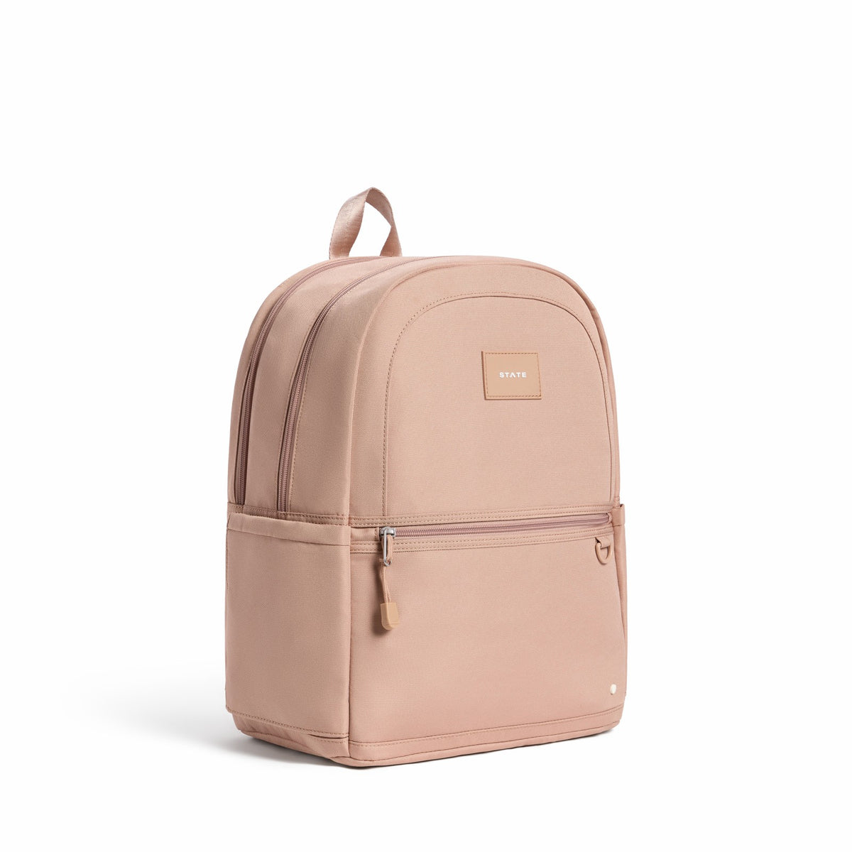 State Bags Kane Kids Double Pocket Recycled Polyester Canvas Mocha