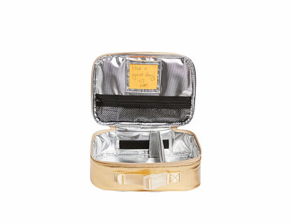 State Bags Rodgers Lunch Box in Gold