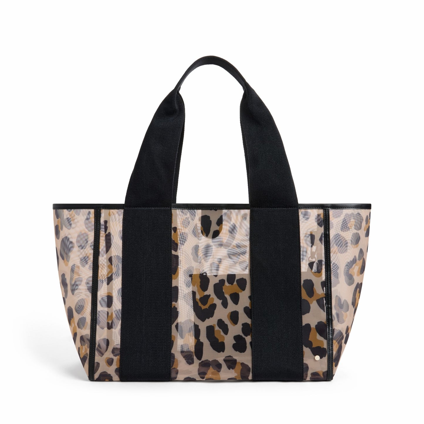 State Bags Wellington Cabana Tote Mesh Leopard