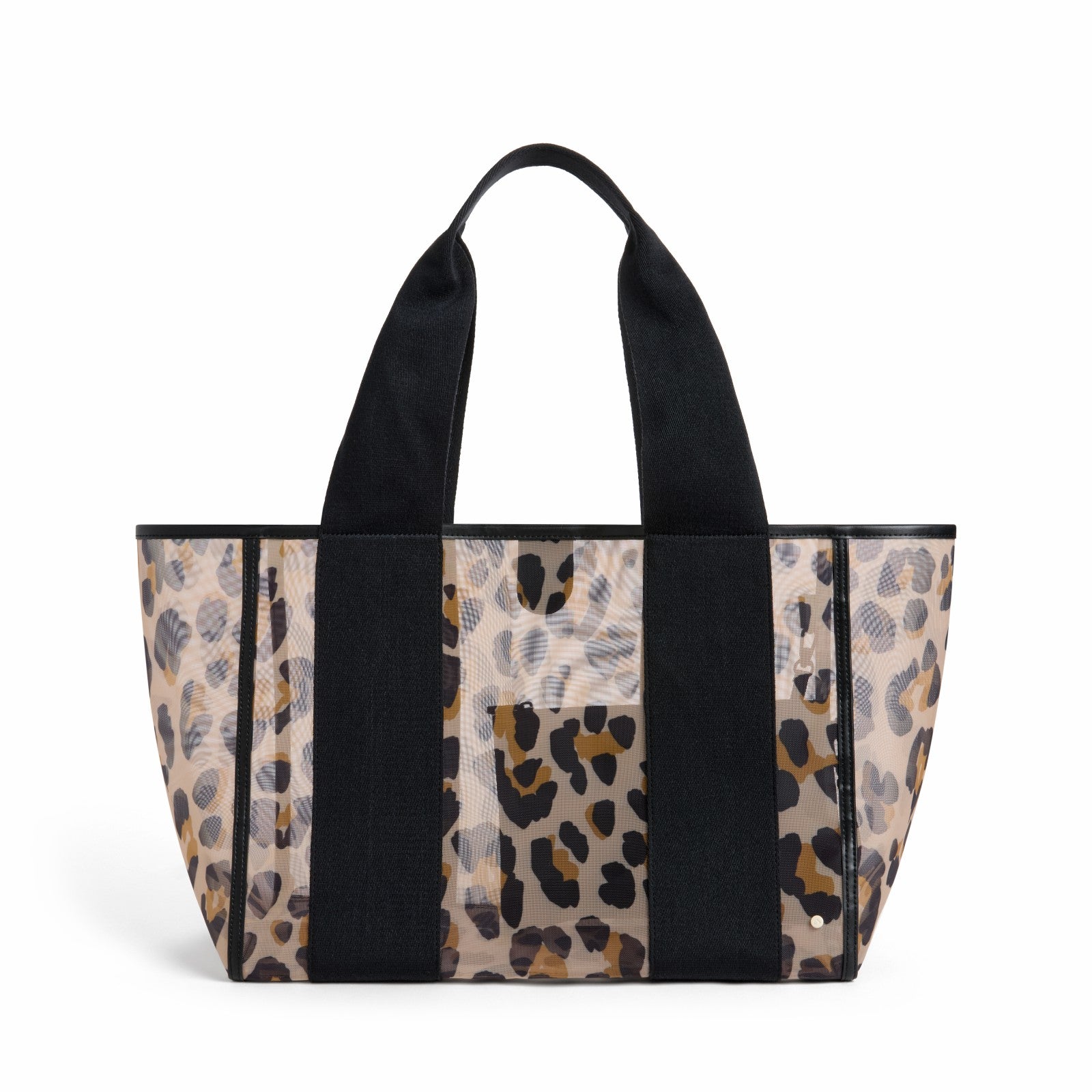 State Bags Wellington Cabana Tote Mesh Leopard