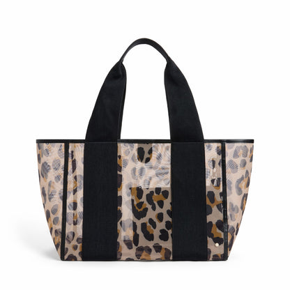 State Bags Wellington Cabana Tote Mesh Leopard