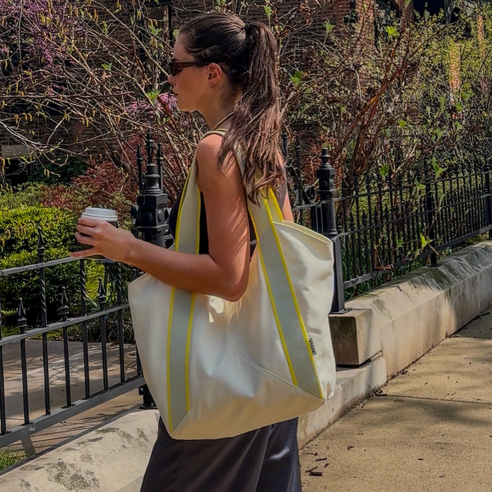 State Bags Beverly Tote Cotton Canvas Pristine