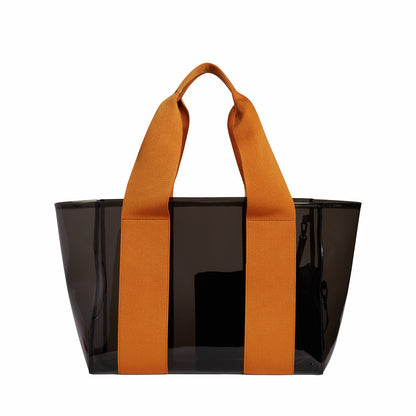 State Bags Wellington Cabana Tote TPU Black/Caramel