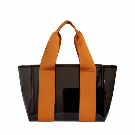 State Bags Wellington Cabana Tote TPU Black/Caramel