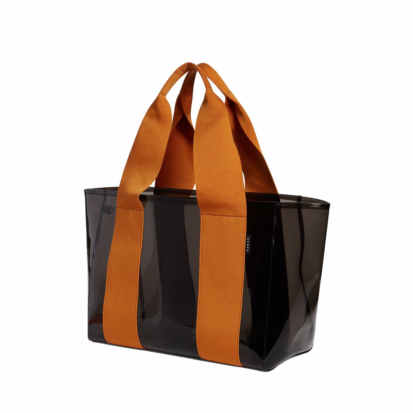 State Bags Wellington Cabana Tote TPU Black/Caramel