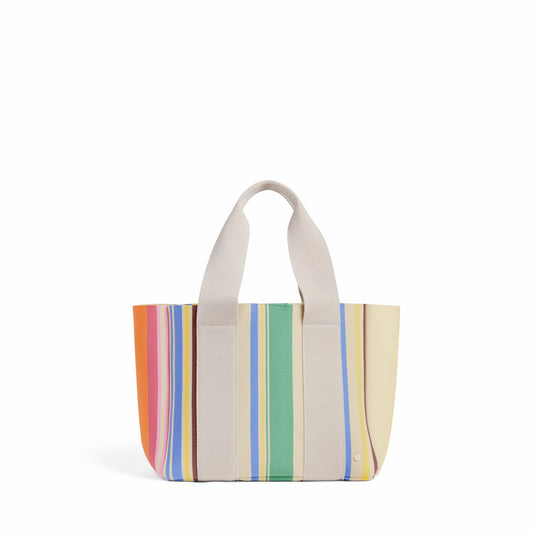 State Bags Wellington Cabana Tote Mini Knit Rainbow