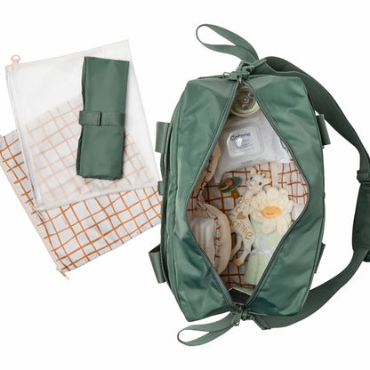 State Bags Jordan Diaper Tote Nylon Ice Blue