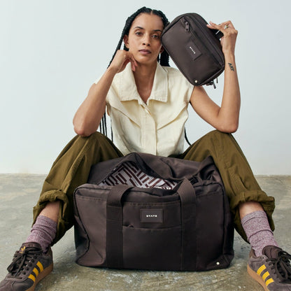 State Bags Wellington Weekender Nylon Brown