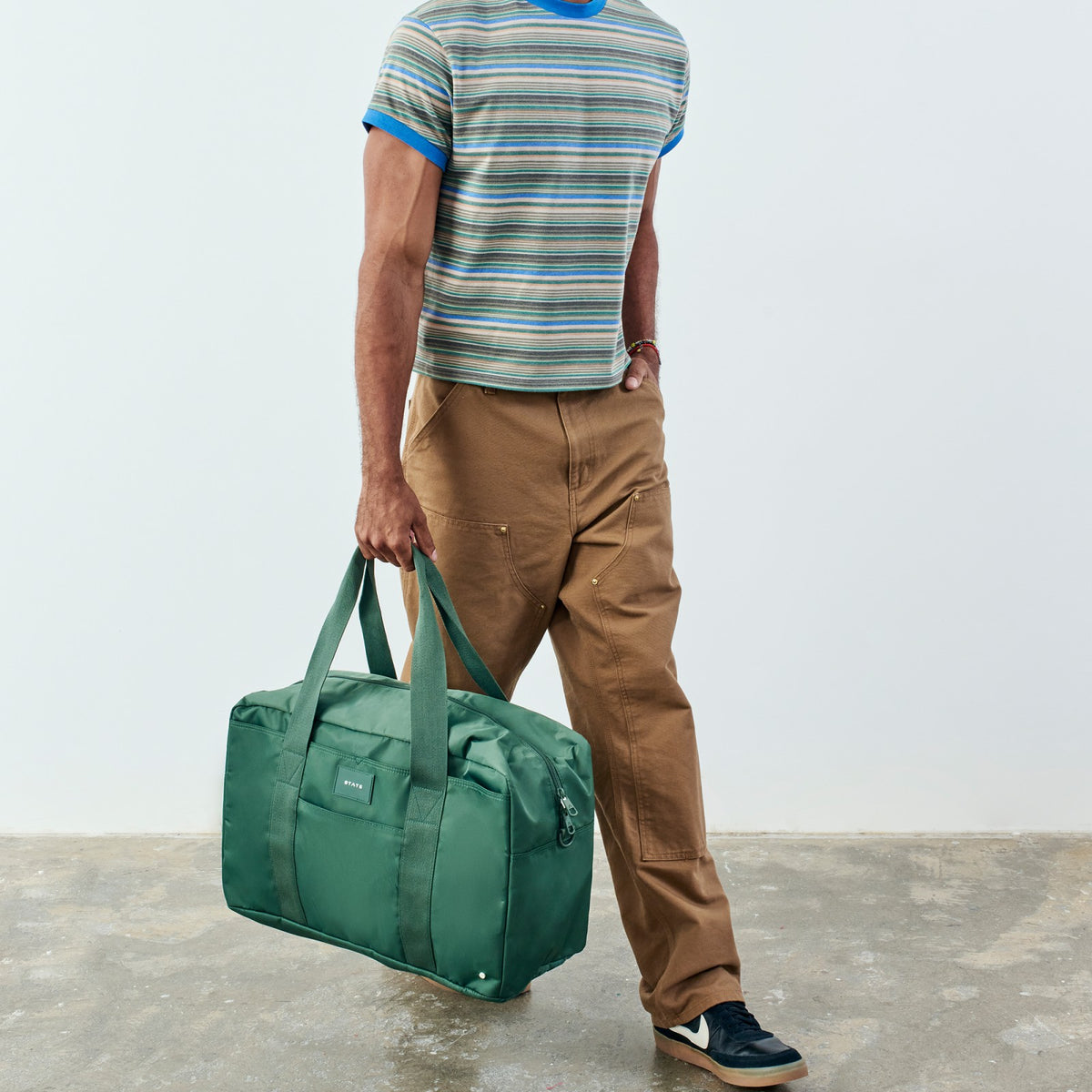 State Bags Wellington Weekender Medium Nylon Olive