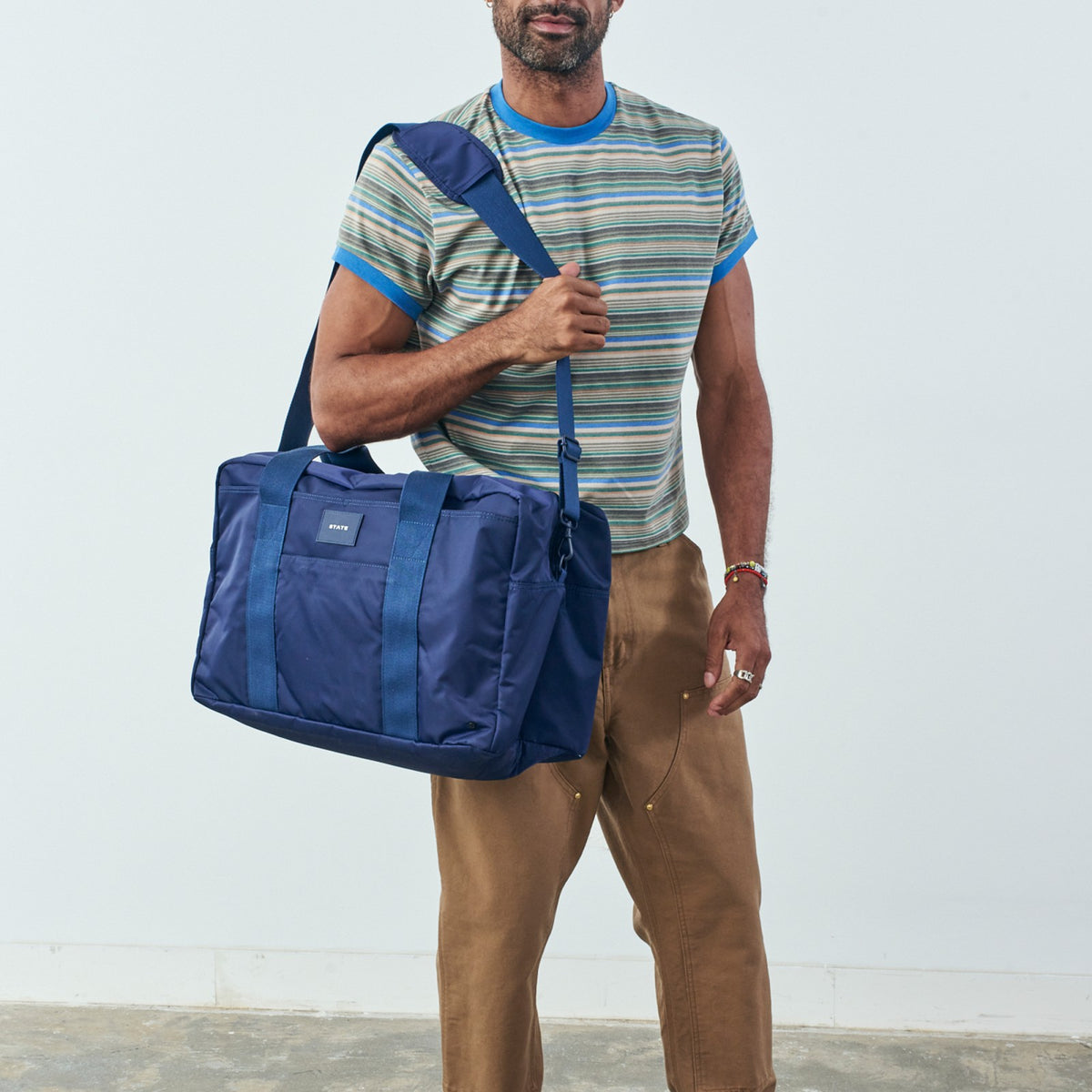 State Bags Wellington Weekender Nylon Navy