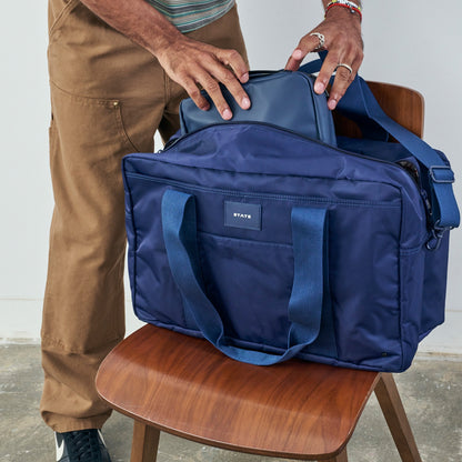 State Bags Wellington Weekender Nylon Navy