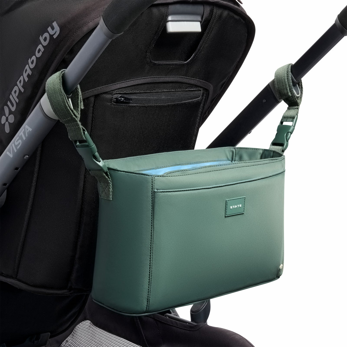 State Bags Stroller Organizer Nylon Olive