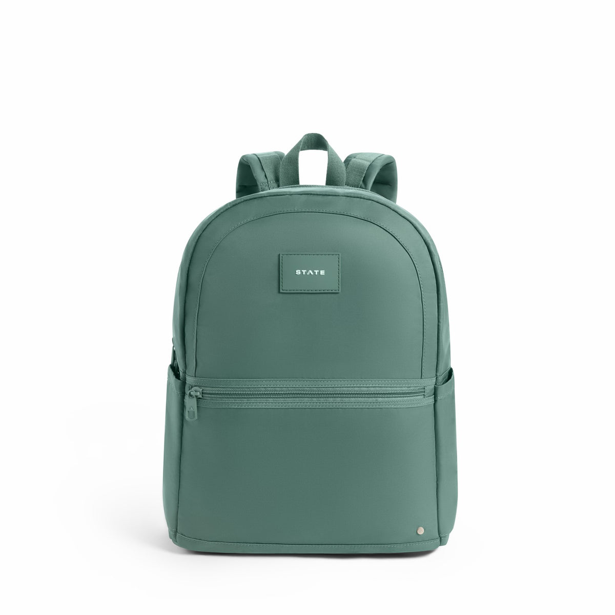 State Bags Evans Double Pocket Backpack Recycled Nylon Olive