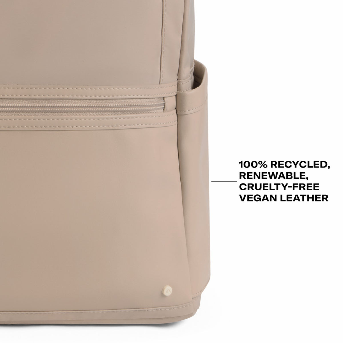 State Bags Evans Double Pocket Backpack Recycled Nylon Sand