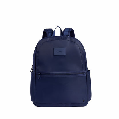 State Bags Evans Double Pocket Backpack Nylon Navy