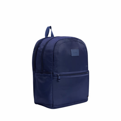 State Bags Evans Double Pocket Backpack Nylon Navy