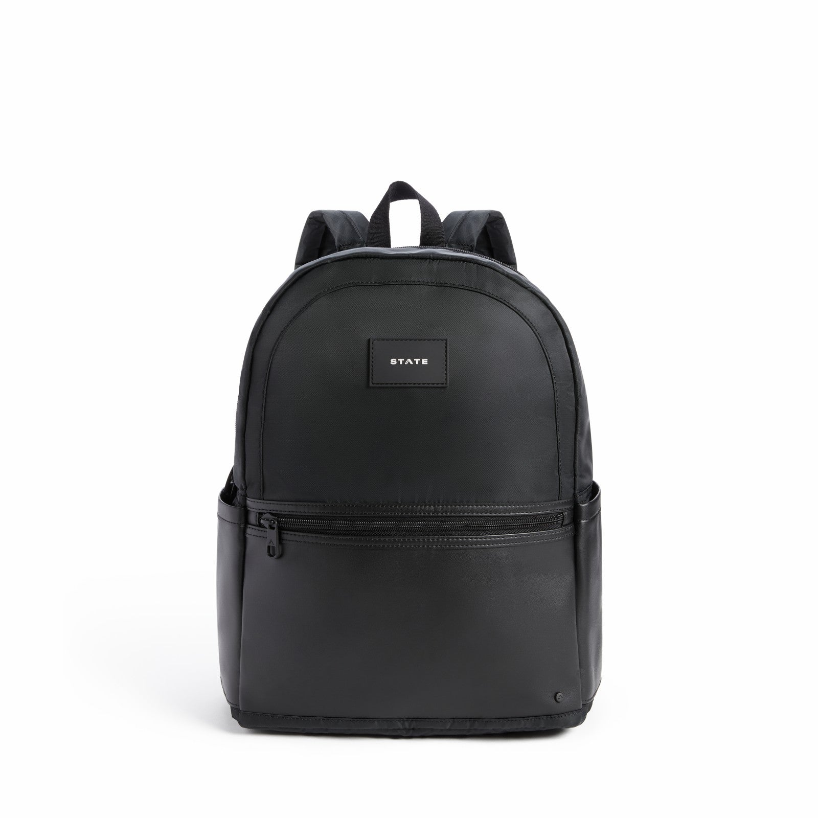 State Bags Evans Double Pocket Backpack Recycled Nylon Black