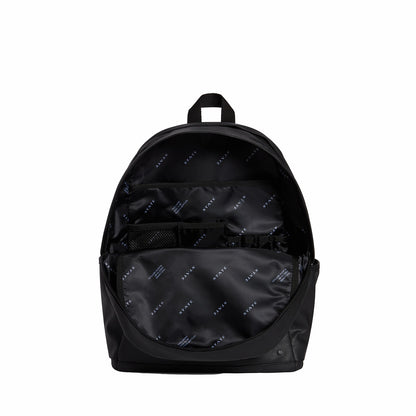 State Bags Kane Double Pocket Large Backpack Coated Canvas Black
