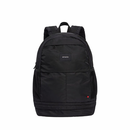 State Bags Lenox with Shoe Pocket Backpack Nylon Black