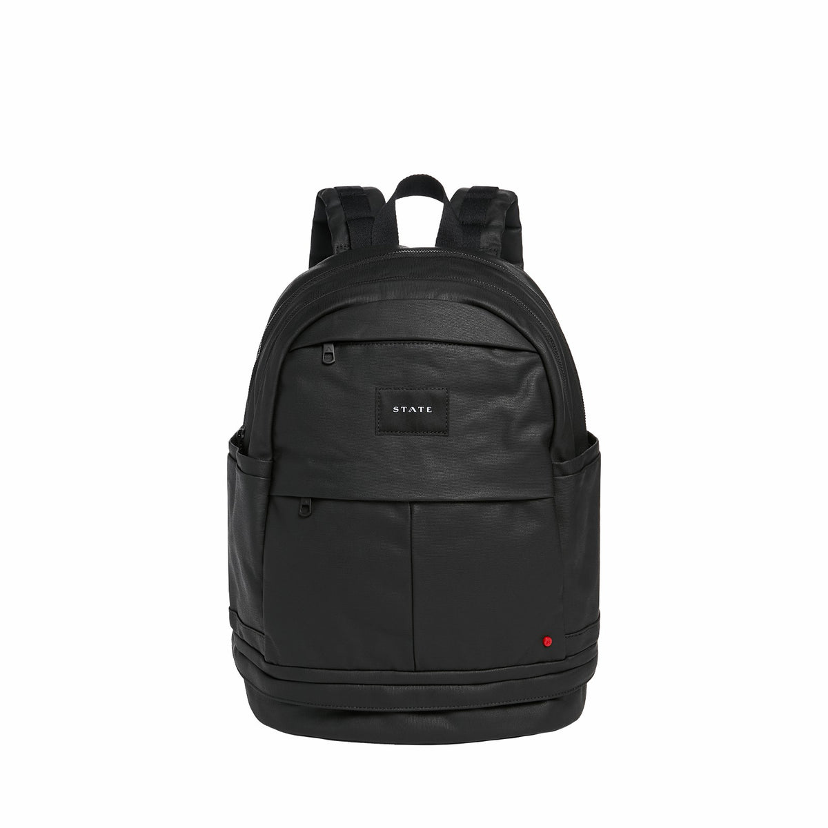 State Bags Lenox with Shoe Pocket Backpack Coated Canvas Black